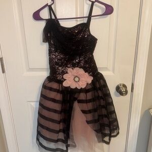 Pink and Black Costume